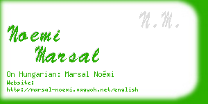 noemi marsal business card